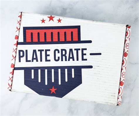 metal box plate|plate crate subscription box.